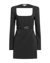 Patrizia Pepe Woman Mini Dress Black Size 8 Polyester, Elastane