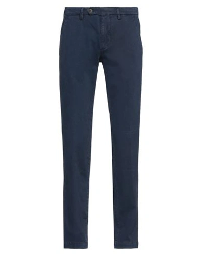 Michael Coal Man Pants Navy Size 31 Cotton, Elastane In Navy Blue