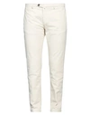 Briglia 1949 Man Pants Ivory Size 38 Cotton, Elastane In White