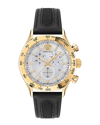 Versace Hellenyium Chrono Leather Watch