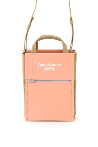 Acne Studios Baker Out S Bag In Brown Pink