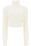 DOLCE & GABBANA DOLCE & GABBANA TURTLENECK SWEATER WITH DG DETAIL