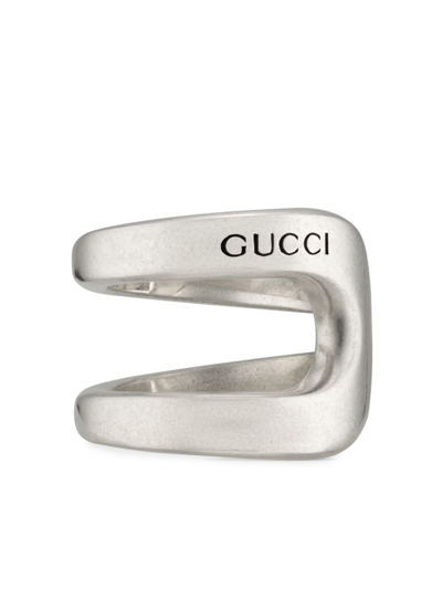Gucci Ring With Stirrup Detail In Undefined