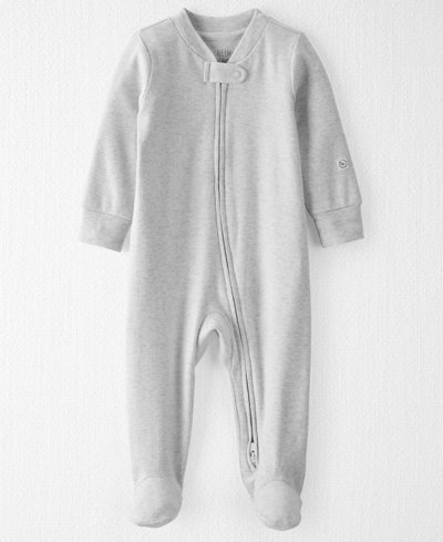 Carter's Little Planet By  Baby Boys Or Baby Girls Organic Cotton Sleep & Play Footed Coverall In Heather