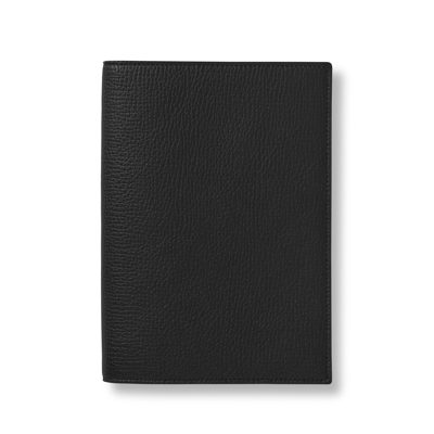 Smythson Evergreen Refillable Diary In Ludlow In Black