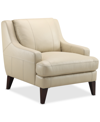 FURNITURE COLLYN 34" MODERN LEATHER CHAIR, CREATED FOR MACY'S