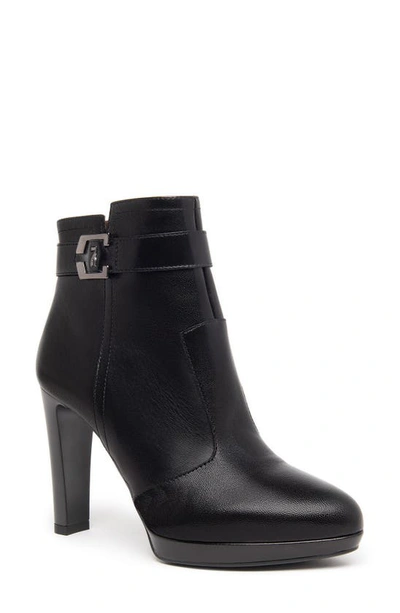 Nerogiardini Logo Hardware Bootie In Black