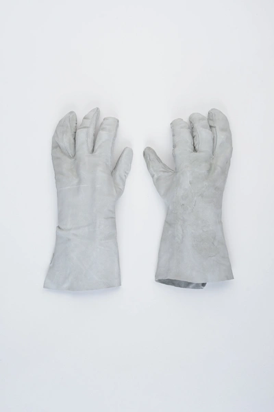 Boris Bidjan Saberi Carbon Gray Gloves In S/m