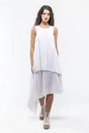 FORME D'EXPRESSION FORME D'EXPRESSION KERCHIEF LAYERED DRESS