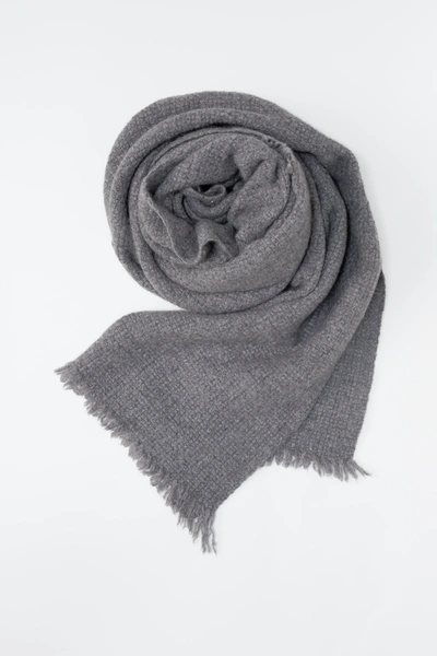 Private 0204 Net Scarf In Grey Melange In One Size