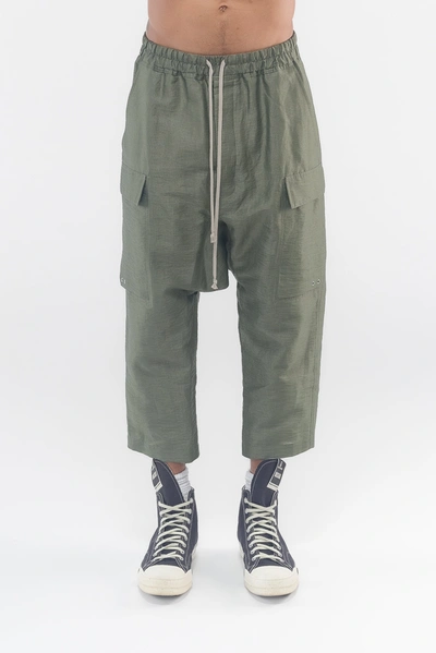 Rick Owens Cropped Drop-crotch Trousers In 48