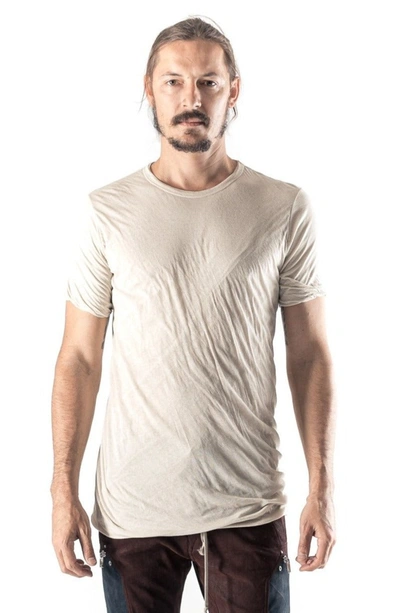 Rick Owens Double Ss Cotton T-shirt In L