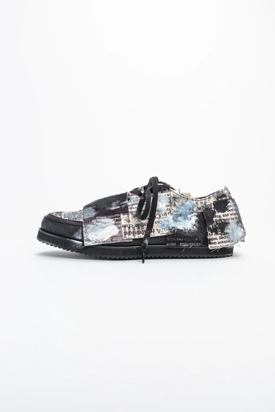 Yohji Yamamoto Low Cut Painted Sneaker In 4