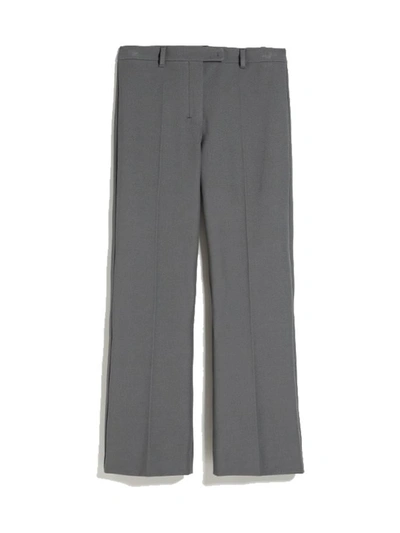 's Max Mara Umanita Cotton Blend Trousers In Medium Grey