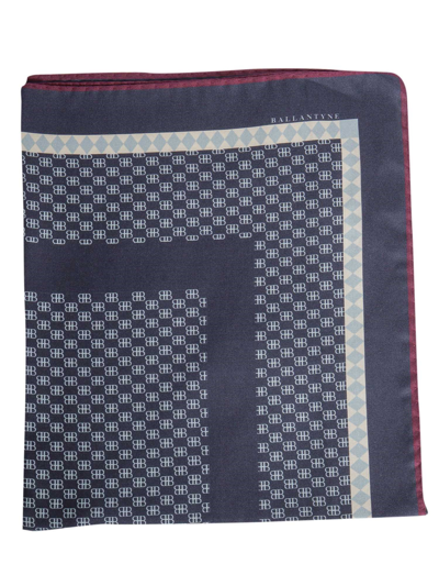 Ballantyne Printed Scarf In Blue