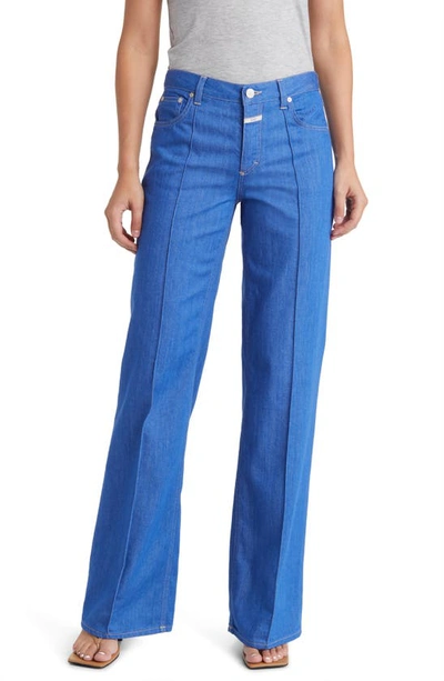 Closed Gillan Wide-leg Jeans In Mid_blue