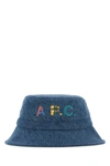 APC A.P.C. WOMAN DENIM BOB MARK BUCKET HAT