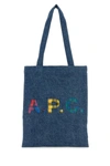 APC A.P.C. WOMAN DENIM LOU SHOPPING BAG