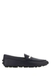 BALLY BALLY MAN NAVY BLUE LEATHER KARLOS LOAFERS