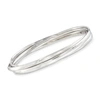 Ross-simons Italian Sterling Silver Rolling Bangle Bracelet In Silver