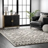 NULOOM LACEY MOROCCAN GEOMETRIC SOFT SHAG AREA RUG