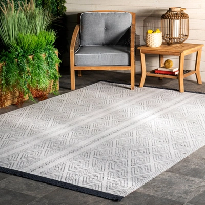 Nuloom Indoor/outdoor Striped Miriam Area Rug