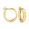 Rs Pure Ross-simons 14kt Yellow Gold Huggie Hoop Earrings In Gold