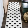 Jonathan Y Pere Modern Charcoal Dot Shag Area Rug