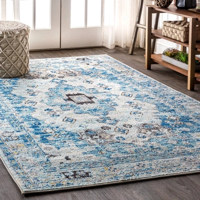 Jonathan Y Modern Persian Boho Vintage Medallion Area Rug In Beige