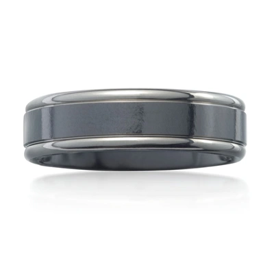Ross-simons Men's 6.5mm Black Titanium Wedding Ring