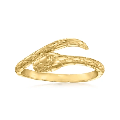 Canaria Fine Jewelry Canaria 10kt Yellow Gold Snake Bypass Ring