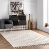 Nuloom Hand Loomed Trellis Tassel Jinny Area Rug