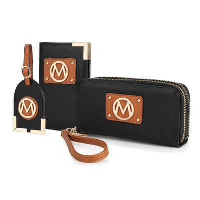 Mkf Collection By Mia K Darla Travel Gift For Women Set - 3 Pieces In Black