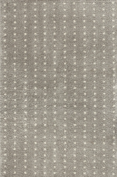 Jonathan Y Pele Modern Geometric Dot Shag Area Rug In White