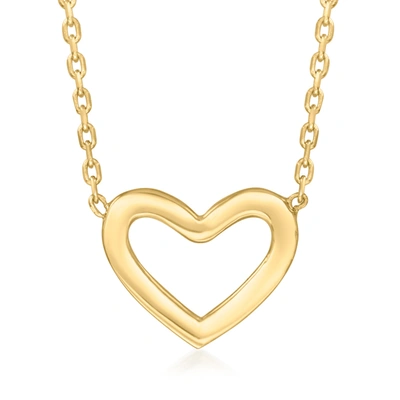 Canaria Fine Jewelry Canaria 10kt Yellow Gold Heart Necklace