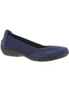 Array Jordan Womens Faux Leather Slip On Ballet Flats In Blue