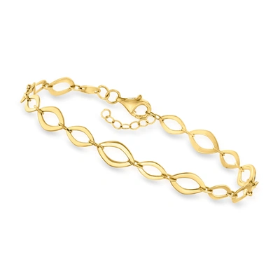 Canaria Fine Jewelry Canaria 10kt Yellow Gold Marquise-link Bracelet