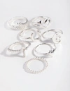 Lovisa Gold Garden 24-pack Rings In Silver