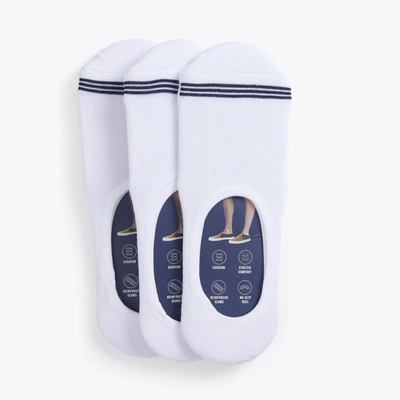 Nautica Shoe Liner Socks, 3-pack In White