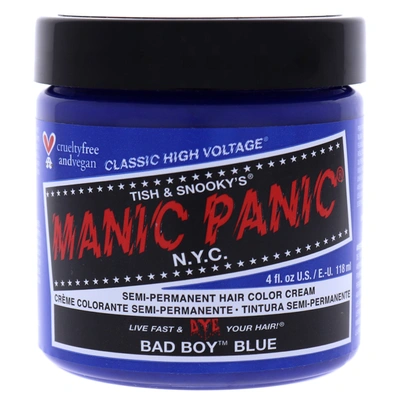 Manic Panic Classic High Voltage Hair Color - Bad Boy Blue By  For Unisex - 4 oz Hair Color