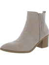 Sun + Stone Asterr Womens Slip On Dressy Booties In Grey