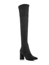 Jeffrey Campbell Parisah 2 Womens Faux Suede Pointed Toe Over-the-knee Boots In Black