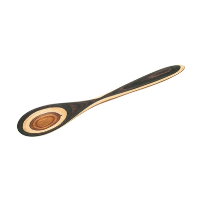 Island Bamboo 8-inch Pakkawood Mini Spoon In White