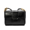 Tiffany & Fred Woven Leather Crossbody In Black