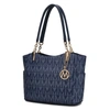 Mkf Collection By Mia K Braylee M Signature Tote Handbag In Blue