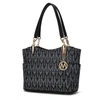 Mkf Collection By Mia K Braylee M Signature Tote Handbag In Black