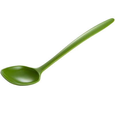 Gourmac 12-inch Round Melamine Spoon In Green