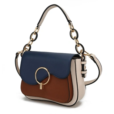 Mkf Collection By Mia K Fantasia Solid Crossbody Handbag In Blue