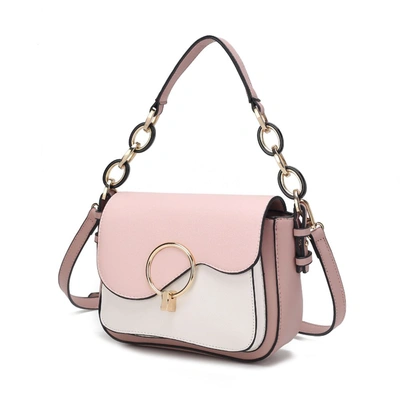 Mkf Collection By Mia K Fantasia Solid Crossbody Handbag In Pink