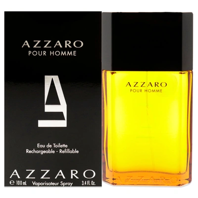 Azzaro For Men 3.4 oz Edt Spray (refillable)